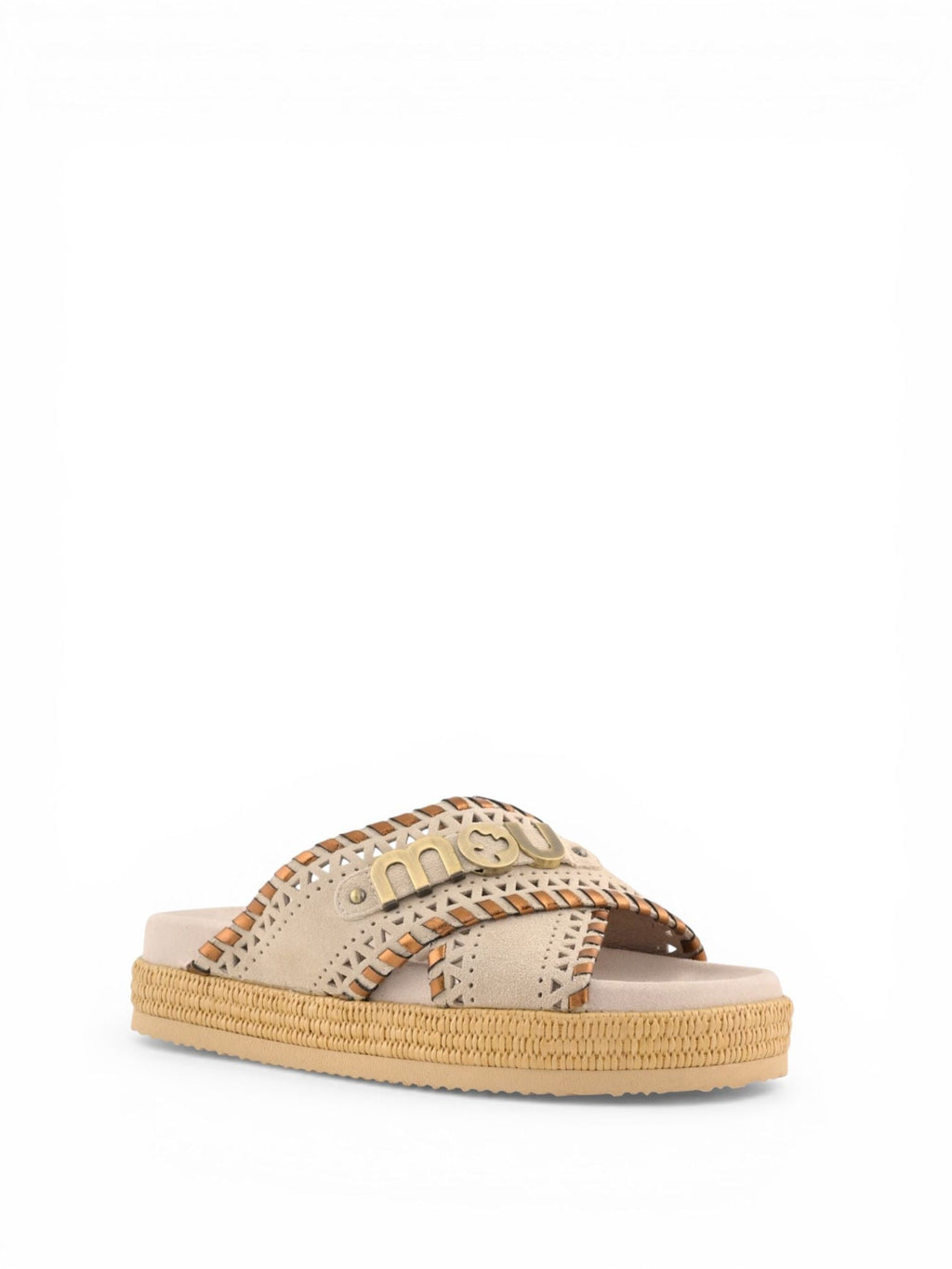 Mou Criss-cross sandal metal stitching MU.SW451013A CHLK
