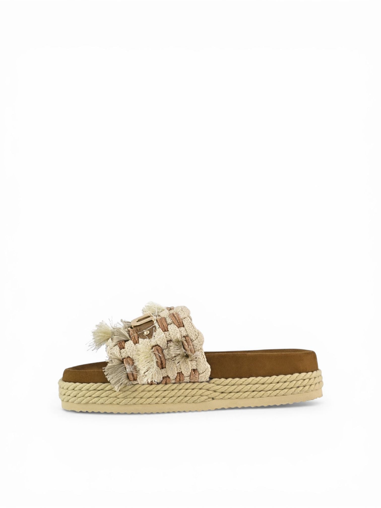 Mou Monoband rope sandal fringes MU.SW451008K