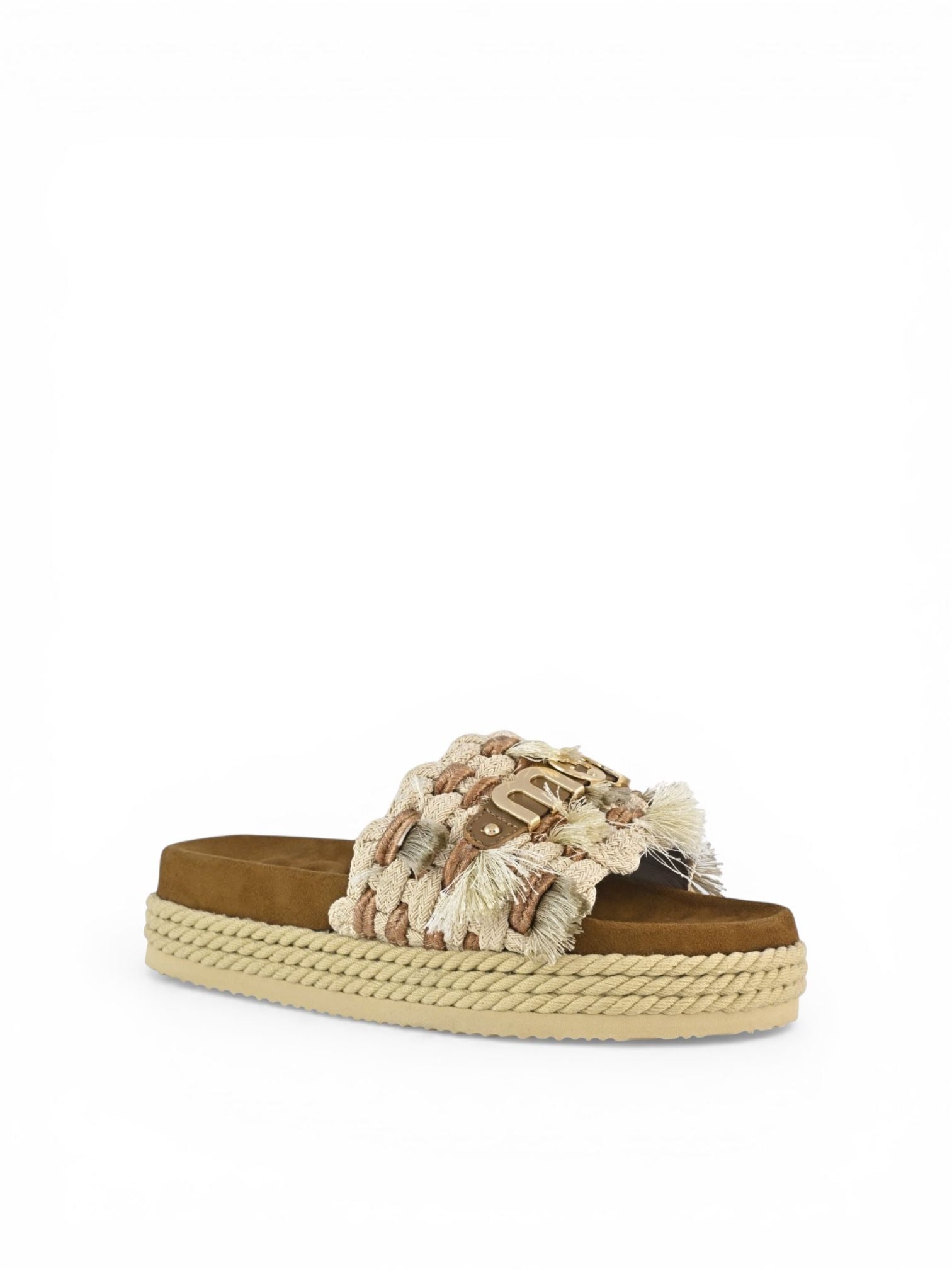 Mou Monoband rope sandal fringes MU.SW451008K