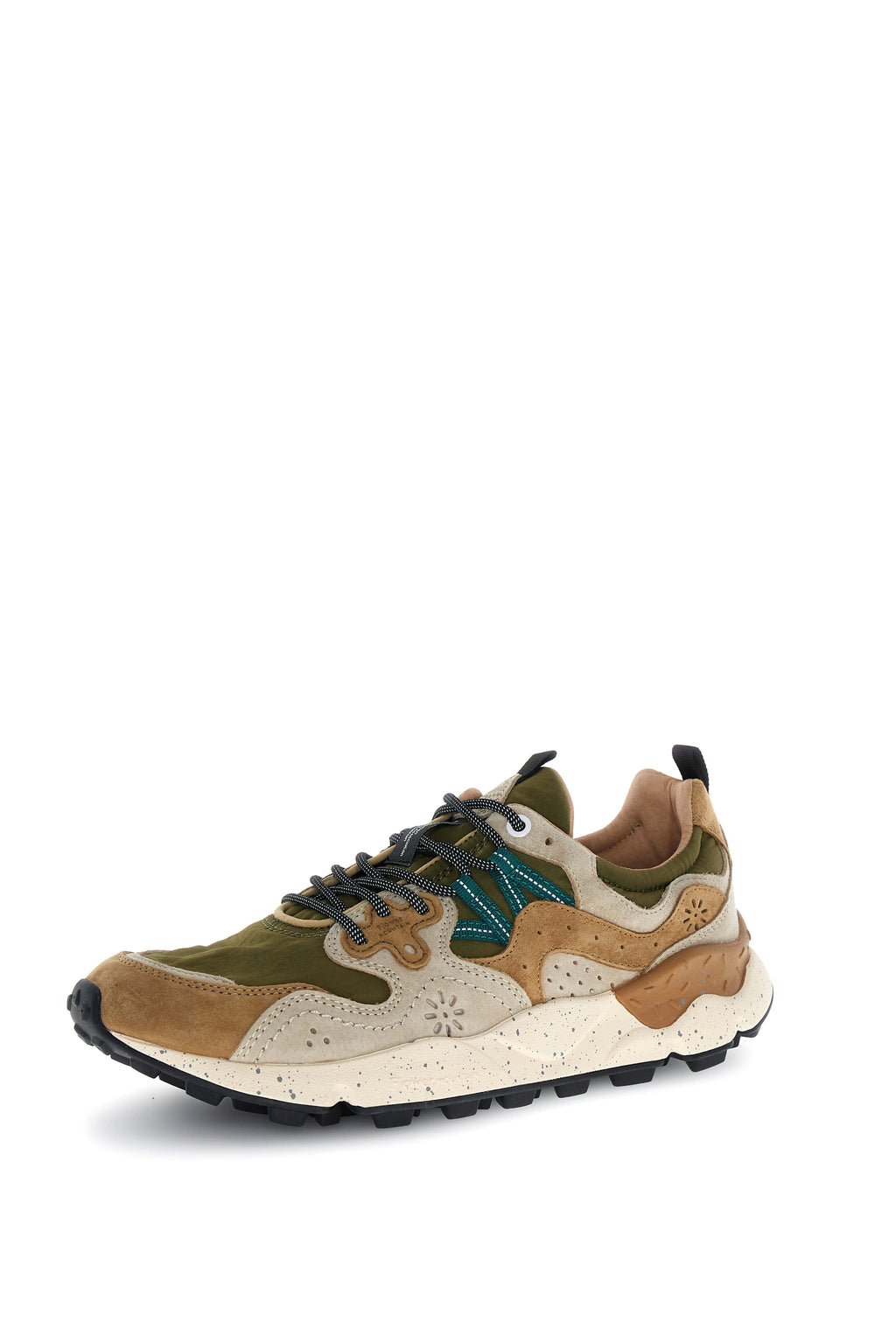 Flower Mountain Yamano 3 man suede/nylon cream-brown-taupe