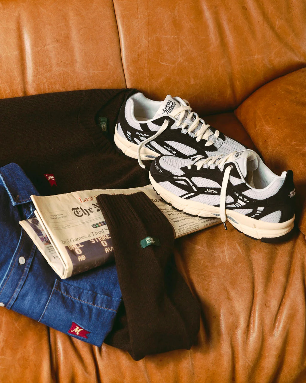 The Mercer Brand The Re-Run Vintage Navy