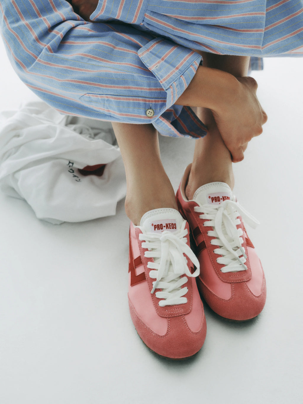 Pro-Keds Racer 77 Nylon Pink/red
