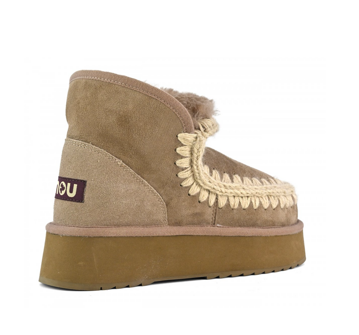 Mou Mini Eskimo platform boot elephant grey