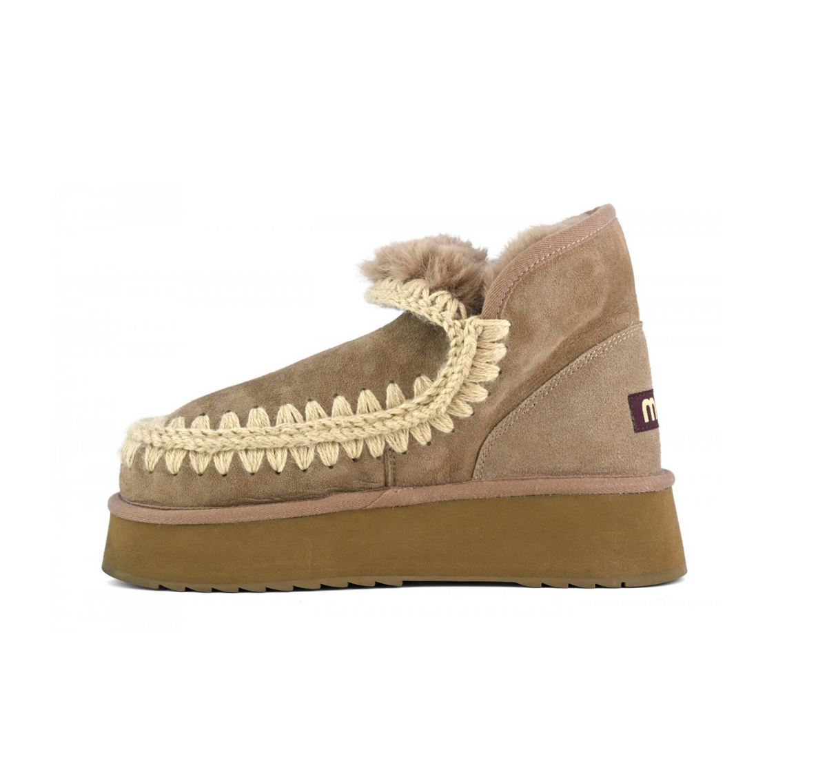Mou Mini Eskimo platform boot elephant grey