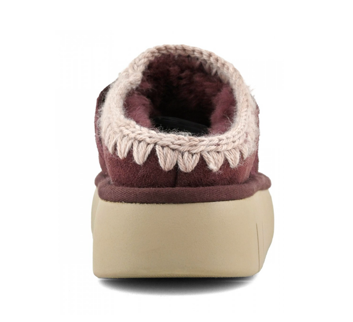 Mou Bounce Clog metal logo Cabernet