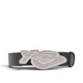 Y-3 leather graphic logo belt KZ0833