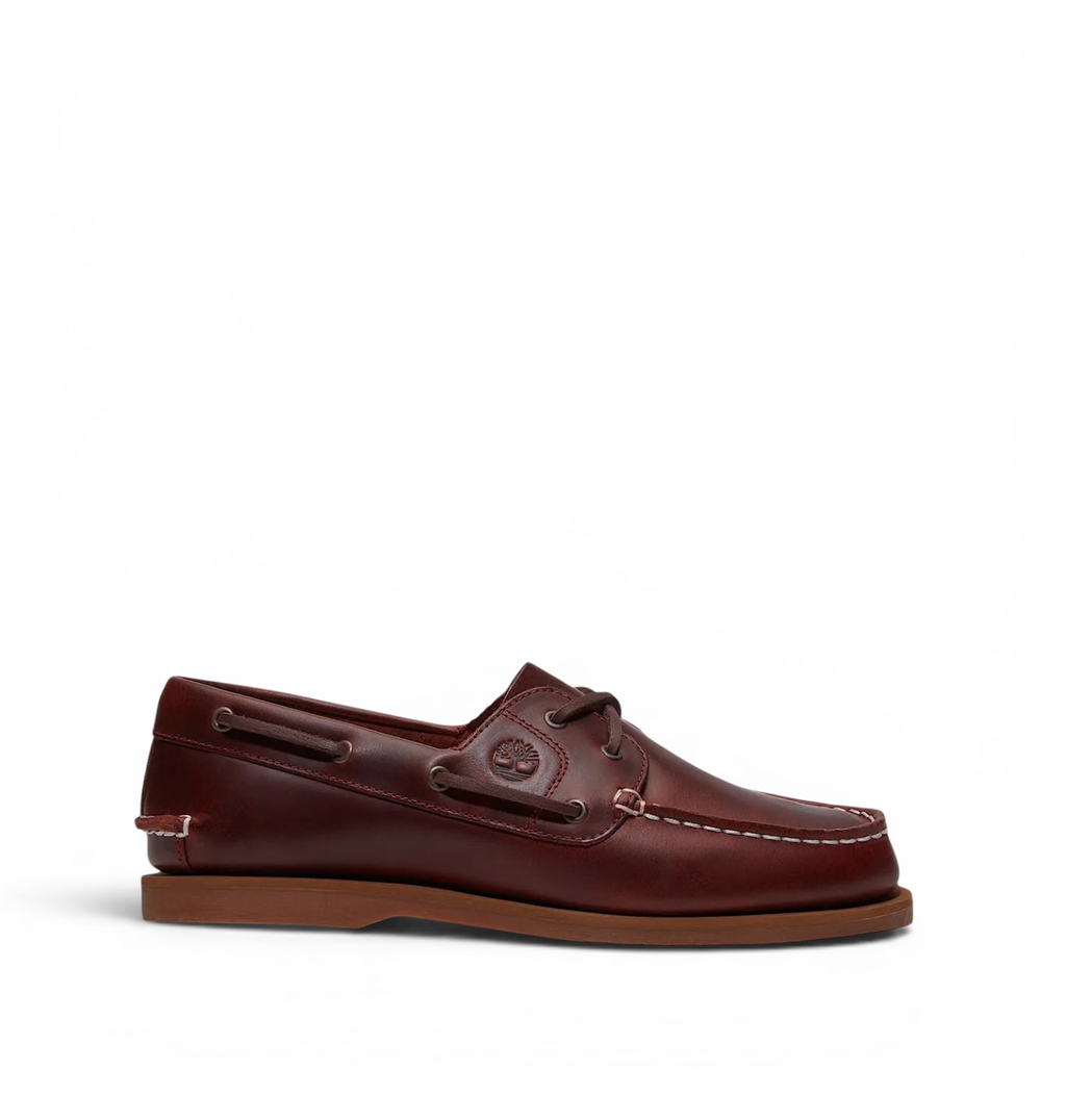 Timberland Classic boat shoe burgundy full grain