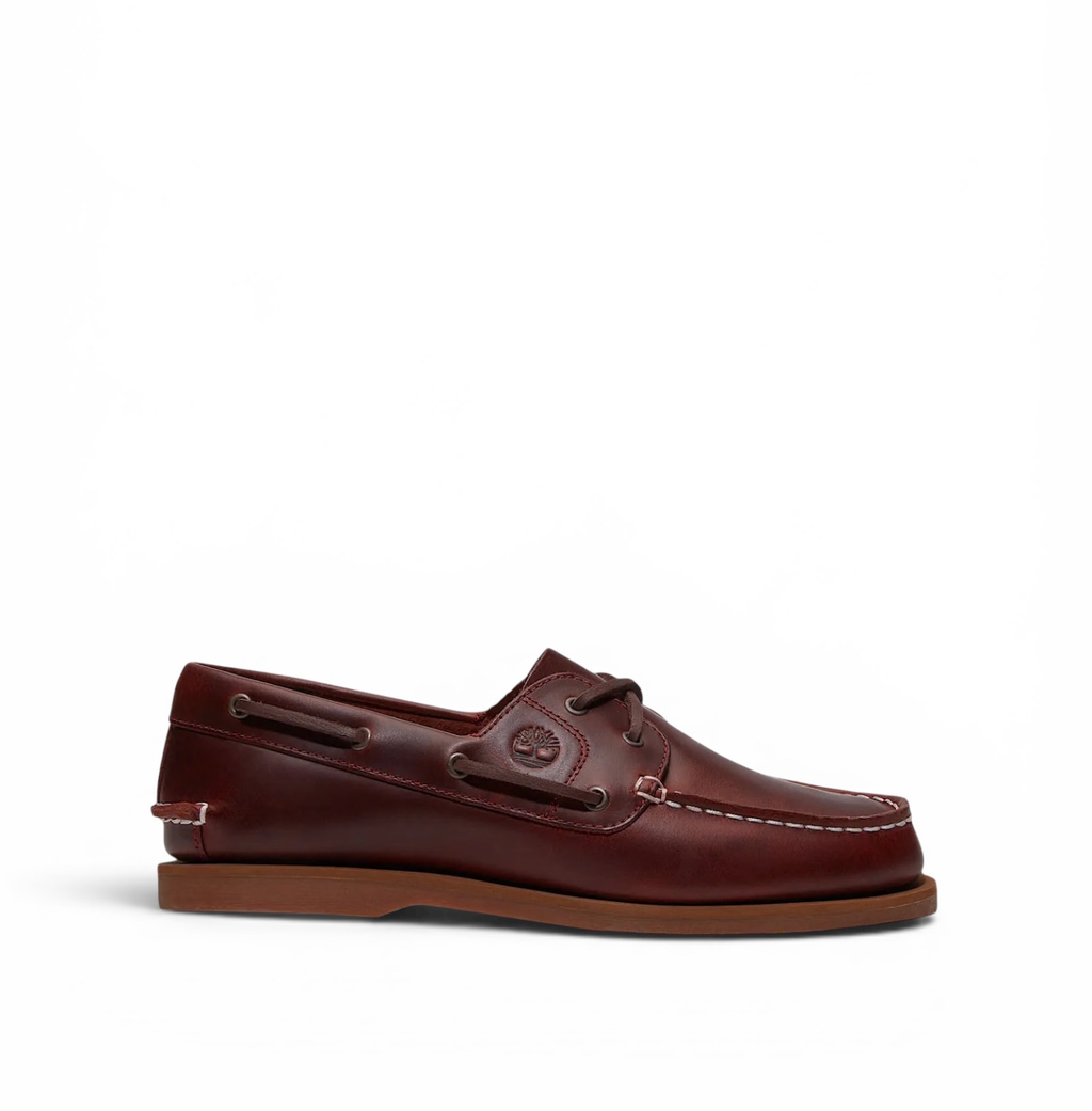 Timberland Classic boat shoe burgundy full grain