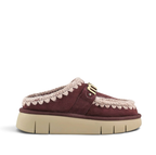 Mou Bounce Clog metal logo Cabernet