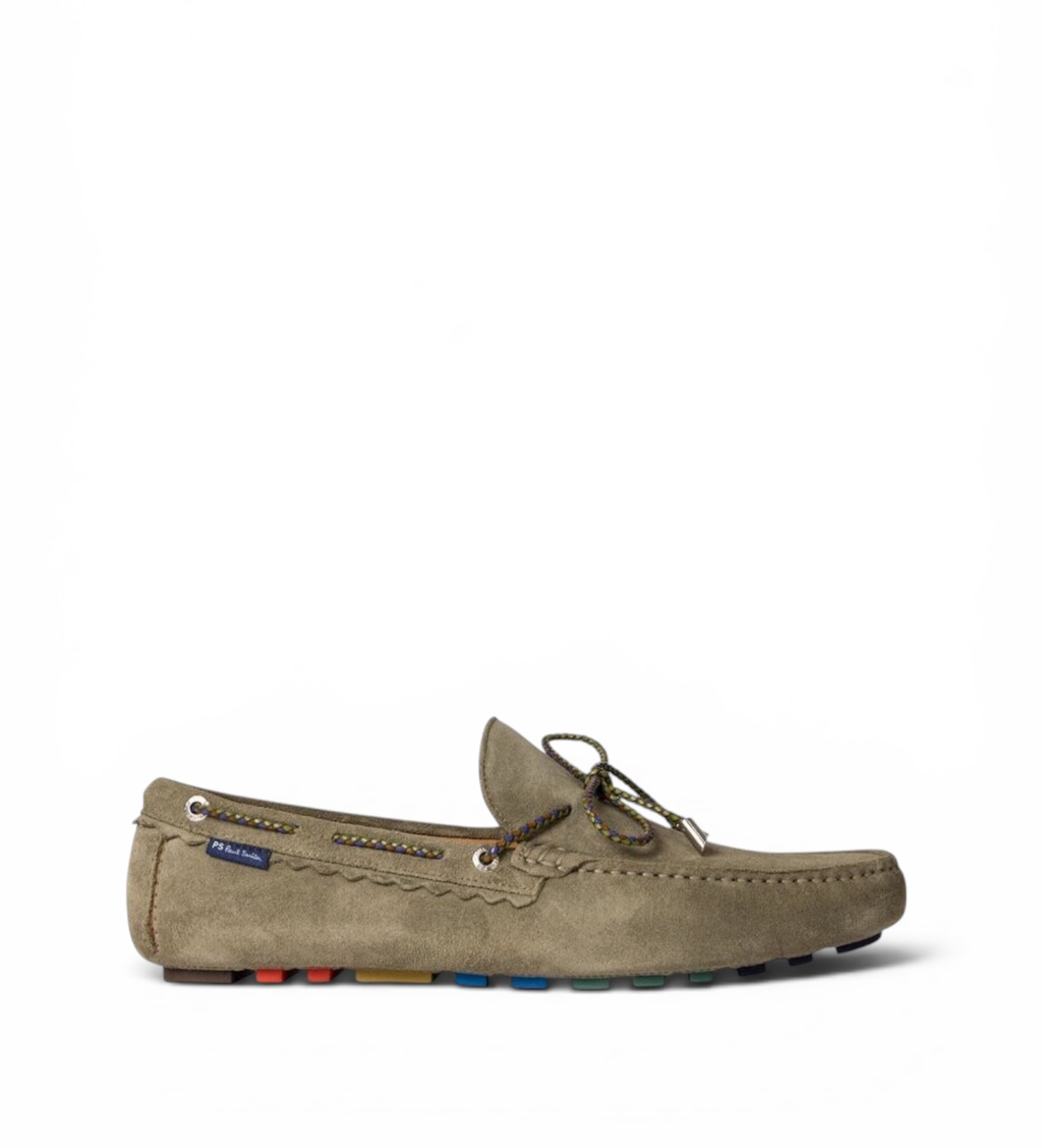 Paul Smith Springfield light green suede leather
