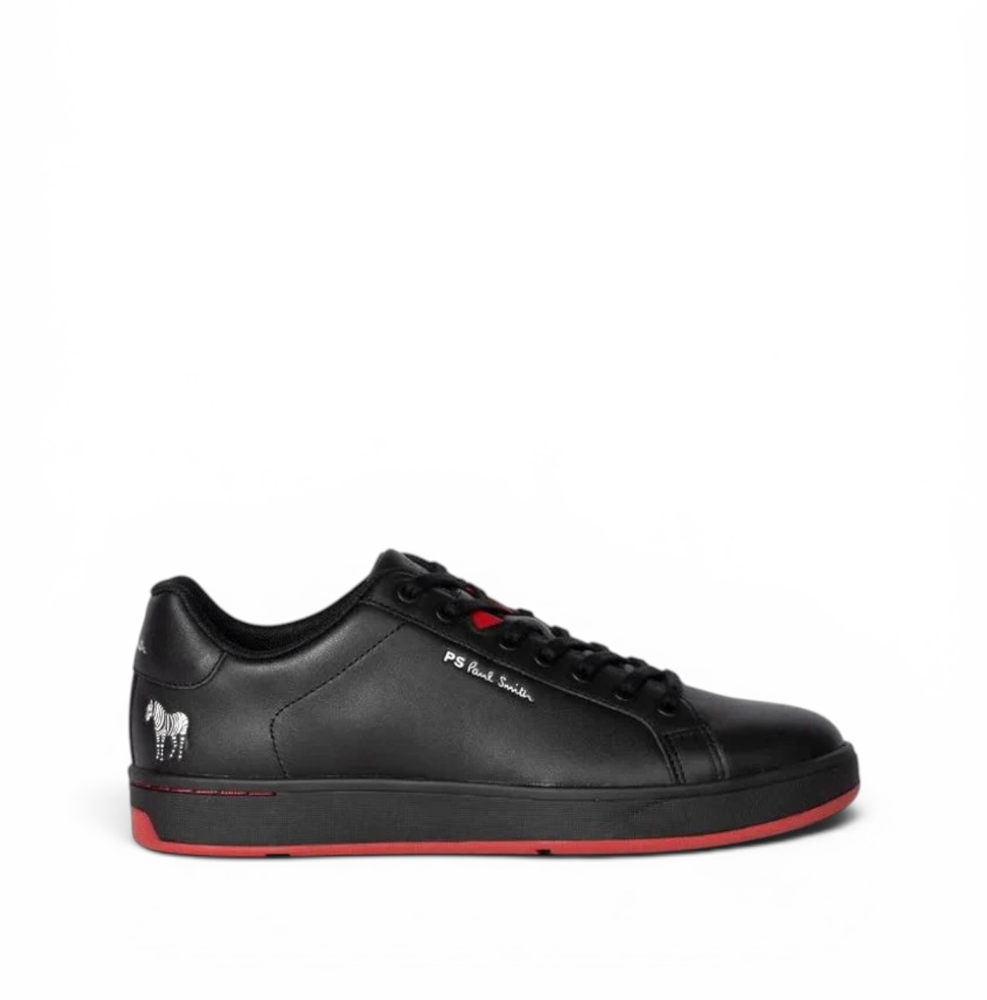 Paul Smith Albany Black leather red sole