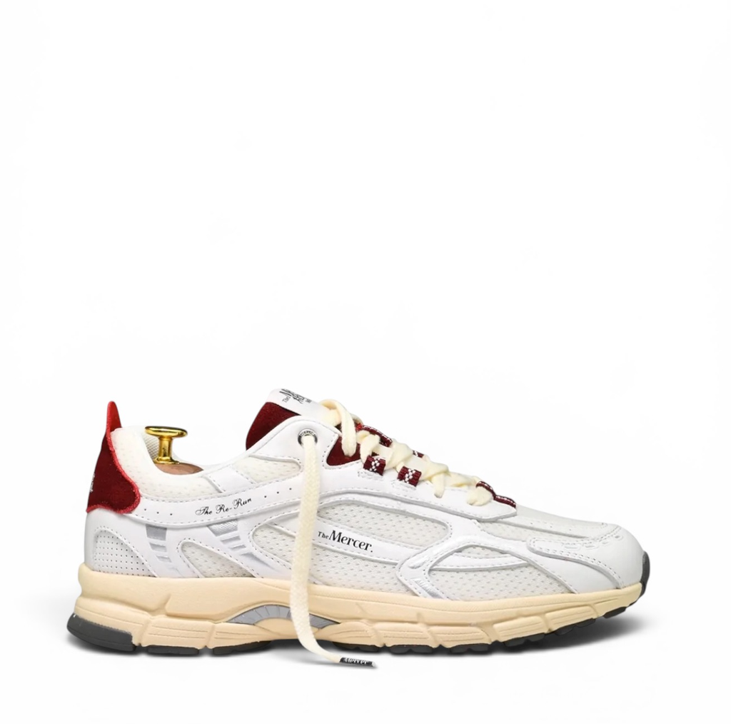 The Mercer brand The Re-Run Vintage nappa white/red